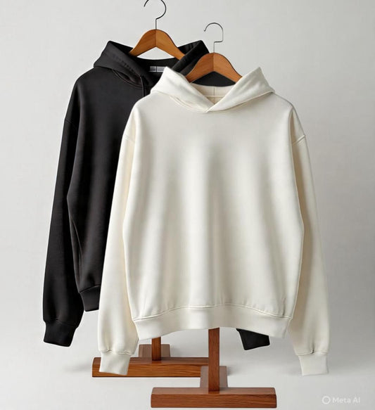Combo of two Stylish solid Hoodies unisex best for winters