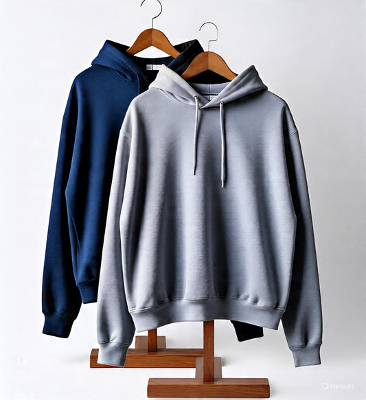 Combo of two Stylish solid Hoodies unisex best for winters