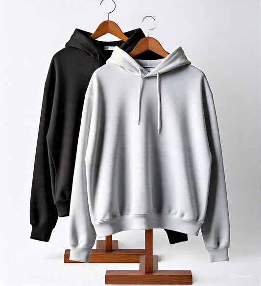 Combo of two Stylish solid Hoodies unisex best for winters